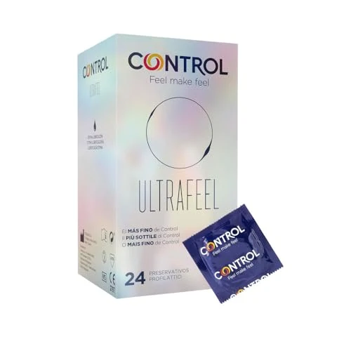 CONTROL Preservativos, Natural, Sin fragancia, 24 Unidad (Paquete de 1)