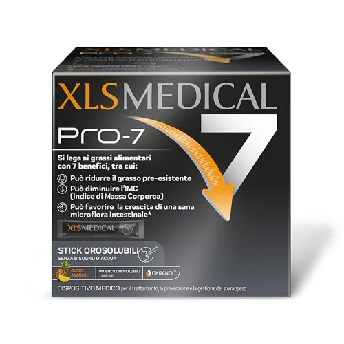 Oferta limitada: XLS Medical Pro-7 Trattamento e Prevenzione del Sovrappeso, 90 Stick de 69.99 € a 69.99 € (ahorro 0.00%)