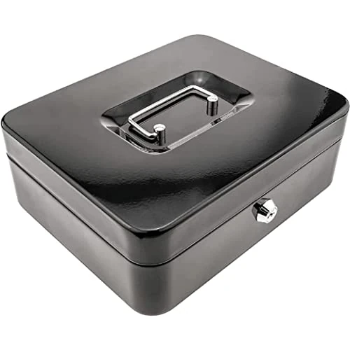Offerta a tempo: kippen 10333N1 - Cassetta Portavalori Nera, Dimensioni: 150X120X80 mm. - 17% da 11.00 € a 9.13 €