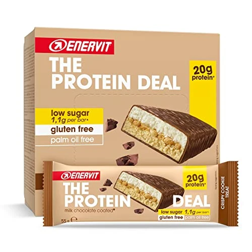 Limited-time offer: Enervit The Protein Deal Bar (Crispy Cookie Treat, Pack of 12 Bars) from 25.00 GBP to 25.00 GBP (save 0%)