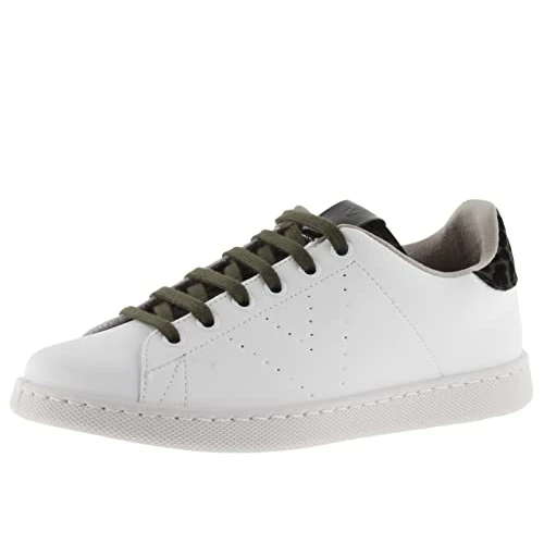 Offerta a tempo: victoria 1125296-WOMEN Sneaker Tenis Effetto Pelle & Tacco con Stampa Leopardata & Logo FUSTELLATO a Collo Basso Donna Kaki 35 - 80% da 69.00 € a 14.00 €