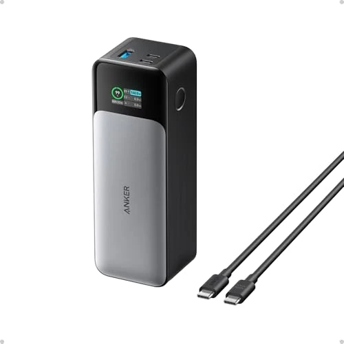 Limited-time offer: Anker Power Bank, 24,000mAh 3-Port Portable Charger with 140W Output, 737 (PowerCore 24K), Smart Digital Display, Compatible with iPhone 16/15/14/13 Series, Samsung, Dell, AirPods, and More from 110.00 £ to 110.00 £ (save 0.00%)