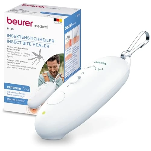 Zeitlich begrenztes Angebot: Beurer BiteX Travel Insektenstichheiler BR 10, zur Behandlung von Insektenstichen und -bissen, Stichheiler gegen Juckreiz, kleiner Wärmestift mit Karabinerhaken, Reise-Gadget von 24.99 € auf 14.99 € (40% Rabatt)