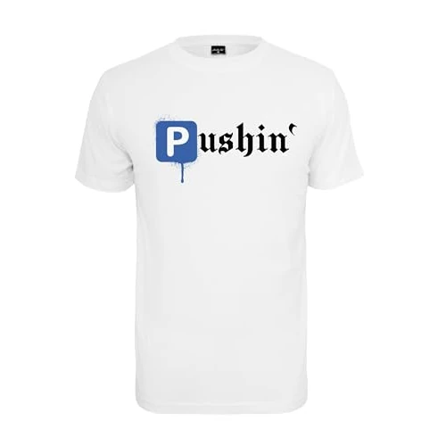 Limited-time offer: Mister Tee Unisex Pushin P Tee, White, M from 11.92 GBP to 11.92 GBP (save 0%)