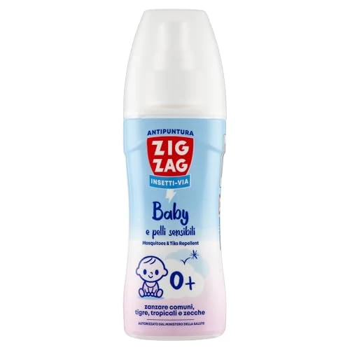Offerta a tempo: ZIG ZAG - Spray Antizanzare per Bambini e Neonati — 38% da 8,90 € a 5,50 €