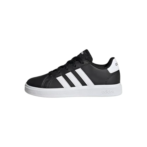 Limitiertes Angebot: adidas Unisex Kinder Grand Court Lifestyle Tennis Lace-Up Shoes, Core Black / Cloud White / Core Black, 31 EU von 40.00 EUR auf 23.72 EUR (Spare 41%)