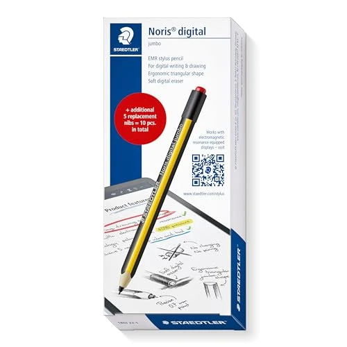 Offerta a tempo: Staedtler Stylus Digitale Nero/Giallo, Compatibile con Dispositivi EMR - 17% da 66.07 € a 54.94 €