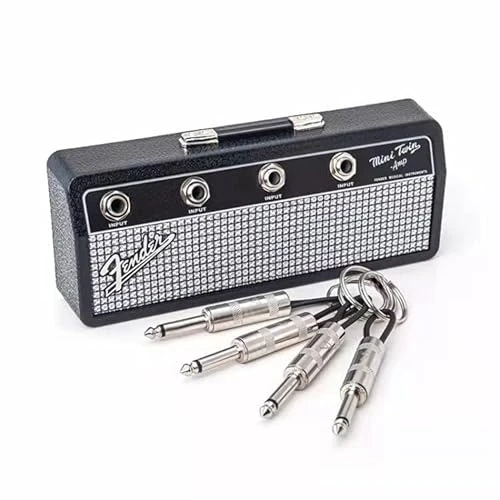 Zeitlich begrenztes Angebot: Deluisho Schlüsselbrett Schlüsselhalter Audio Schlüsselanhänger Gitarren-Schlüsselanhänger Wandhalterung Kreative Retro-Schlüsselaufbewahrung mit 4 Gitarrensteckern von 19.99 € auf 19.99 € (0.00% Rabatt)