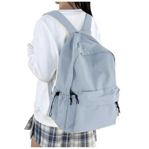 Oferta limitada: HYC00 Mochilas Escolares,Mochila Escolar Adolescente Mochilas Colegio Niña Mochila Instituto Chica Mochila Universitaria Mujer Mochila Portatil Mochilas Casual Backpack Mochila Informal,Azul de 28.99 EUR a 20.57 EUR (ahorro 29%)