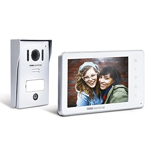 Limited offer: SCS Sentinel - Wireless Video Intercom - Outdoor Visio Street Platinum, Aluminium Facade, Monitoring Function, Night View - Video Monitor Screen from 124.90 EUR to 66.13 EUR (save 47%)