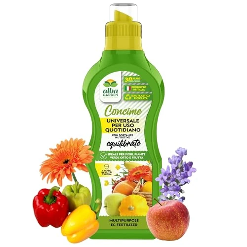 Offerta a tempo: Albagarden - Concime Piante Universale 1 KG - Fertilizzante Con L'Aggiunta Di Boro, Rame, E Magnesio Per Giardino, Orto e Piante In Vaso - 19% da 9.23 € a 7.50 €
