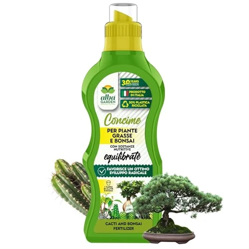 Offerta a tempo: Albagarden - Concime Per Piante Grasse E Concime per Bonsai - Fertilizzante Con Potassio Azoto E Fosforo - Per Piante In Vaso Che In Piena Terra, Per Terriccio X 500 gr - 21% da 9.90 € a 7.80 €