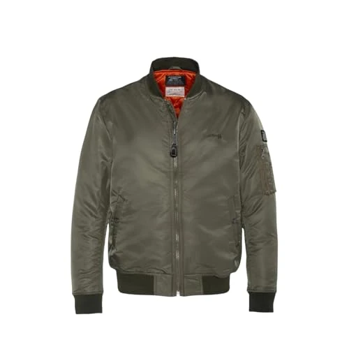 Schott NYC Airforcers Bombers Uniseks, Legergroen, 3XL