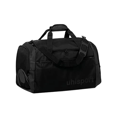 Zeitlich begrenztes Angebot: Uhlsport ESSENTIAL 50 Liter SPORTTASCHE Reisetasche für Damen und Herren - mit zwei Seitentaschen und Frontfach - Tasche für Sport, Reisen, Fitness, Gym, Handball, Fußball - Schwarz von 34.99 € auf 24.09 € (31% Rabatt)
