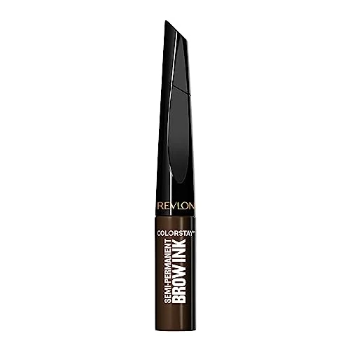 Offerta a tempo: Revlon ColorStay Semi-Permanent Brow Ink, Penna/Liner Semipermanente Per Sopracciglia, Asciugatura Rapida, a Lunga Durata, Waterproof, 355 Dark Brown Ink - 0.09 ml - 42% da 16.90 € a 9.81 €