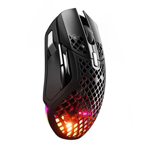 Offerta a tempo: SteelSeries Aerox 5 Wireless - Mouse Gaming Wireless - Ultra leggero 74g - FPS, MOBA, Battle Royale - 9 pulsanti - Bluetooth/2,4 GHz - USB-C - Batteria 180h - Sensore 18k CPI - IP54 resistente - 52% da 149.99 € a 71.79 €