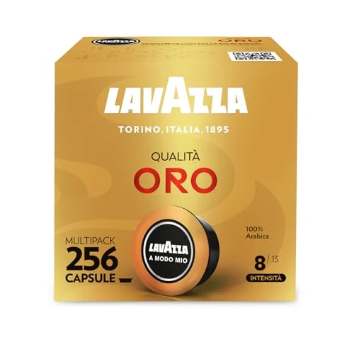 Lavazza, A Modo Mio Qualità Oro, 16 Packung mit 16 Kaffeekapseln