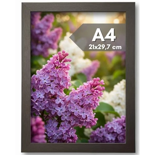 Offerta a tempo: NOOGUI Cornice A4, Legno Nero, 21x30cm, Parte Frontale Antiriflesso - 0.00% da 11.99 € a 11.99 €
