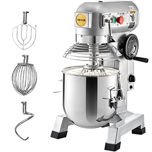 Offerta a tempo: VEVOR Impastatrice Planetaria Velocità Regolabile 850W Ciotola Capienza 14kg, Impastatrice Elettrica da Cucina Commerciale Velocità 3 Modi - 0.00% da 625.90 € a 625.90 €