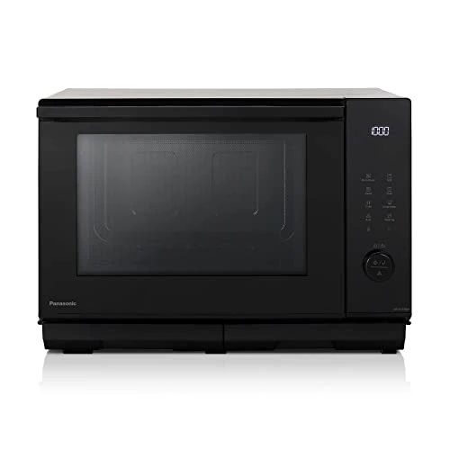 Panasonic NN-DS59 4-in-1 Combi Steam Oven (Microwave, Steam, Top/Bottom Heat and Grill, 27 Litres), Black Stainless Steel