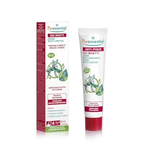 Limited-time offer: Puressentiel - Anti-Sting - Multi-soothing cream - Insect bites and plant stings - 99.8% Natural Origin Formula - Calm irritations and sensations of itching - Dermatologically tested - 40 ml from 10.99 £ to 10.99 £ (save 0.00%)