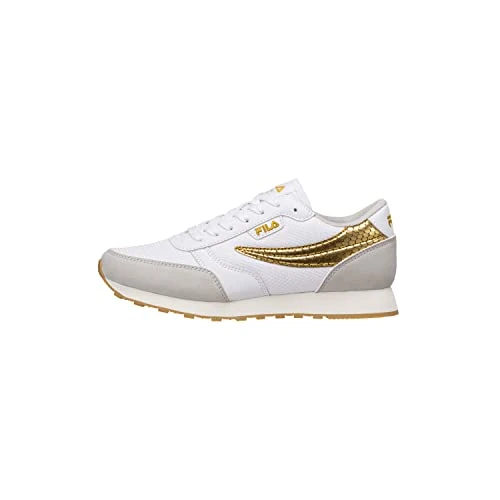Limited-time offer: Fila Women's Orbit F Wmn Sneaker, White Gold, 9 UK from 39.49 GBP to 39.49 GBP (save 0%)