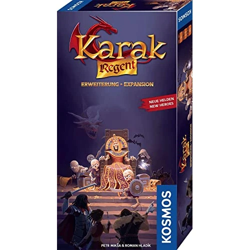 Offre limitée : Kosmos 683252 Karak – Regent – Extension au Jeu de Base Karak, Jeu d'enfant passionnant à partir de 7 Ans pour 2 à 5 Personnes, Jeu de société Fantastique, avec dés, Instructions en Allemand, Jeu de de 19.73 € à 16.07 € (19% de remise)