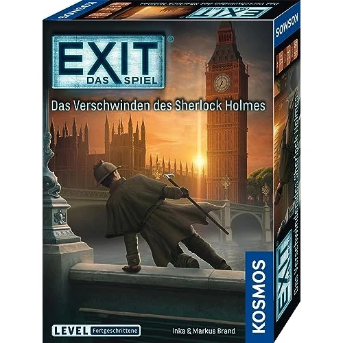 Limited-time offer: Kosmos 683269 EXIT The Disappear of Sherlock Holmes Advanced Escape Room Game Exit Game for 1-4 Players from 12 Years from 20.17 £ to 20.17 £ (save 0.00%)