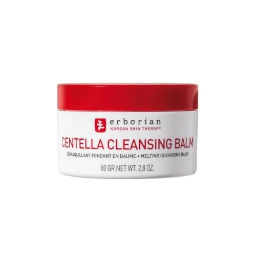 Erborian - Centella Cleansing Balm - Face and Eye Melting Cleansing Balm - Enriched with Centella Asiatica, Coconut Oil and Shea Butter - Gentle & Nourishing Cleanser - 180g
