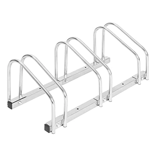 Offerta a tempo: WOLTU Rastrelliera per Biciclette a 3 Posti Portabici, Montaggio a Terra/Muro Supporto — 15% da 35,99 € a 30,59 €