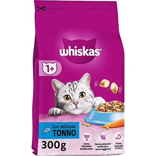 Whiskas Croccantini Adult 1+ with Tuna Dry Food for Adult Cats 14 x 300g