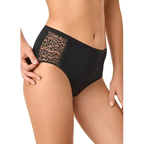 Oferta limitada: Golden Lady Calzoncillo Midi Encaje Algodón, Negro, XL Mujer de 6.99 € a 6.99 € (ahorro 0.00%)