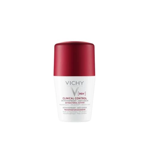 Offerta a tempo: Vichy Dermo-Tolerance Deodorante Roll-on, Per Pelli Sensibili, Unisex, Antitraspirante, Antibatterico, Anti-odore, Durata Fino a 96h, Ipoallergenico, Senza Alcool, 50 ml - 29% da 15.40 € a 10.97 €