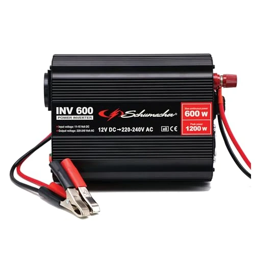 Offerta a tempo: Schumacher Electric INV600 Inverter Auto 1200W 12V a 220V - 54% da 105.00 € a 48.10 €