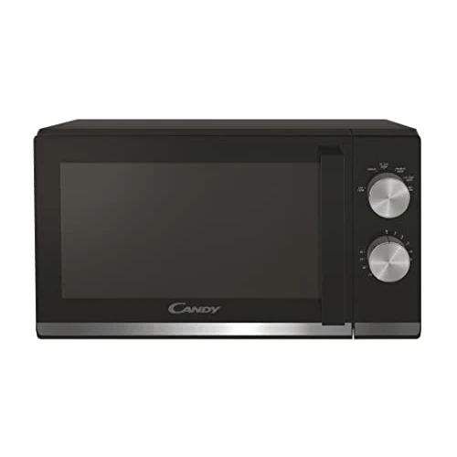 Candy Moderna CMW20TNMB Microwave Oven, 700 W, 20 Litre, Defrost Program, End Cooking Signal, Child Lock, 45.2 x 34.5 x 26.2 cm, Black