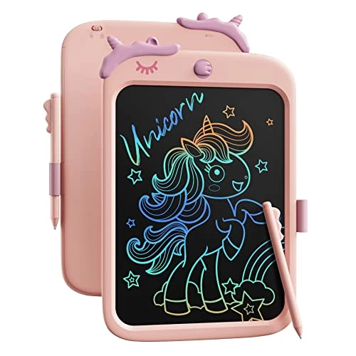 Oferta limitada: Tableta de escritura LCD Unicorn para niños - Juguetes para niñas de 3 4 5 6 7 8 años, tablero de garabatos reutilizable con lápiz capacitivo, juguetes educativos de aprendizaje para niños (Rosa) de 15.99 € a 15.99 € (ahorro 0.00%)