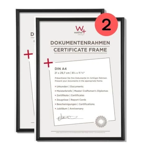Offre limitée : walther design Cadre photo walther design noir 21 x 29,7 cm (DIN A4) double pack, cadre plastique Galeria KB130HD de 31.51 € à 31.51 € (0.00% de remise)