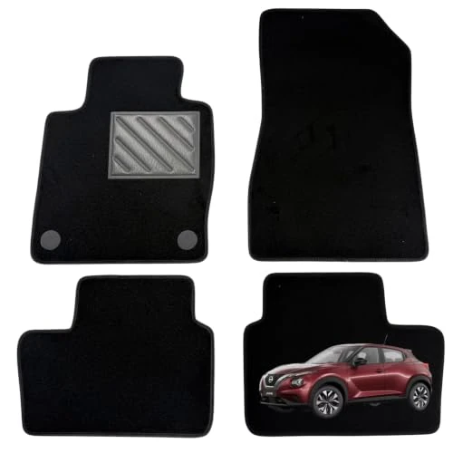 Limited-time offer: Floor Mats for Nissan Juke II 2020 - Perfect Fit - Non-Slip - Reinforced Rubber Heel Protector - Fastening Buttons from 36.90 £ to 36.90 £ (save 0.00%)