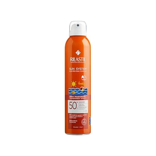 Rilastil Sun System Baby - Transparent Spray SPF50+ Solare Corpo Bambini, 200ml