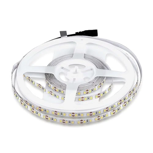 Limited-time offer: V-TAC Strip Led Coil 5 Meters 8W per Meter Light Tape SMD 3528 Cool White 6500k Indoor with Adhesive Strip, Powered to 12Volt. from 12.68 GBP to 12.68 GBP (save 0%)