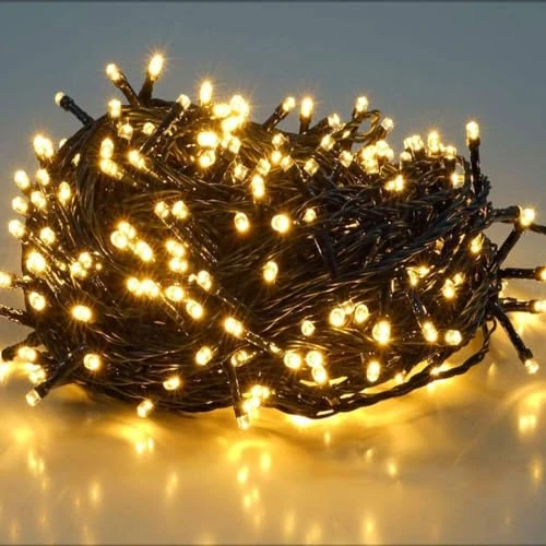 Zeitlich begrenztes Angebot: SALCAR 15m 220er Lichterkette Weihnachten LED Deko, 31V Christbaumbeleuchtung Weihnachtsbeleuchtung Außen mit 8 Modi und Memory-Funktion, Warmweiß von 19.99 € auf 19.99 € (0.00% Rabatt)