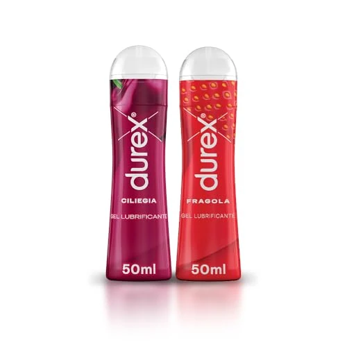 Offerta a tempo: Kit Durex gel Cherry & Strawberry 50ml, Lubrificante intimo aroma Ciliegia ed aroma Fragola, 100ml - 6% da 18.99 € a 17.89 €
