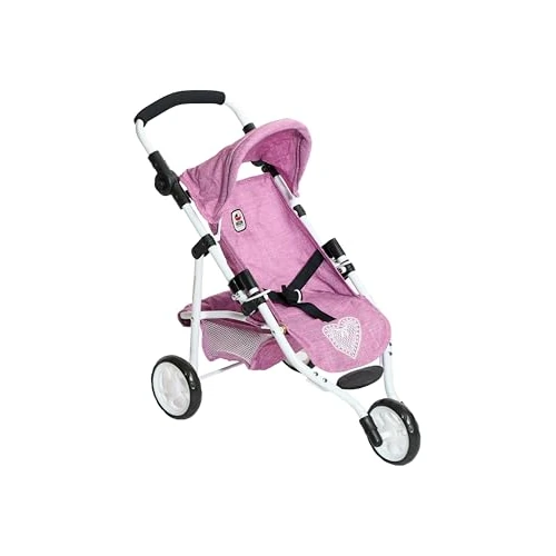 Limited-time offer: Bayer Chic 2000 612-62 Jogging Buggy Lola Doll's Pram Doll Buggy Jeans Pink from 32.80 £ to 32.80 £ (save 0.0%)