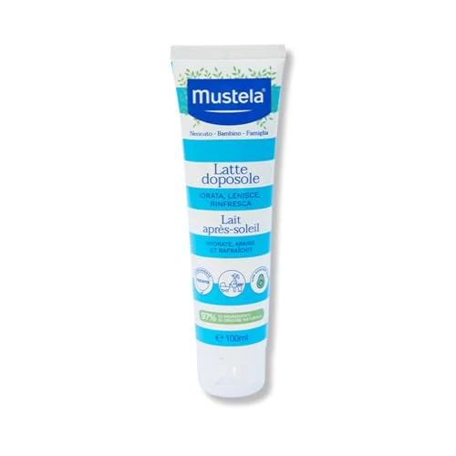 Zeitlich begrenztes Angebot: Mustela After-Sun-Milch, Gesicht, Körper, mit Sheabutter und Avocado-Perseose, Babys, Kinder, ganze Familie - beruhigt sonnenverbrannte Haut, sofortige Erfrischung (125ml) von 19.99 € auf 19.99 € (0.00% Rabatt)
