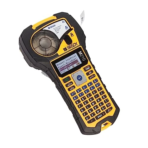 Offerta a tempo: Brady M210 Stampante Portatile per Etichette - Dispositivo di Etichettatura e Stampante Portatile - 1 Cartuccia di Etichette - sostituisce BMP21-PLUS - 15% da 120.78 € a 102.11 €