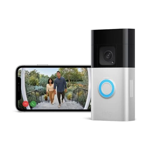 Oferta limitada: Ring Videotimbre Plus con batería (Última generación) | Battery Video Doorbell Plus | Videotimbre inalámbrico con cámara 1536p HD, batería recargable | Fácil de instalar por cuenta propia (5 min.) de 149.99 EUR a 99.99 EUR (ahorro 33%)