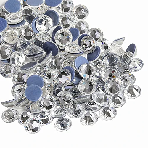 Offerta a tempo: Beadsland Hotfix Strass, 2880pz Flatback Cristallo Strass per Artigianato Decorazione Fai da Te, Cristallo, SS10, 2.7-2.9mm - 0.00% da 10.69 € a 10.69 €
