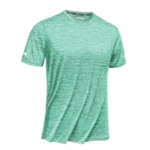 Oferta limitada: TACVASEN Camisetas Manga Corta Hombre Camiseta Deporte Hombre Correr Antisudor Tshirt Cuello Redondo Verano Playeras Gimnasio Running Verde Claro, M de 24.98 € a 14.99 € (ahorro 40%)