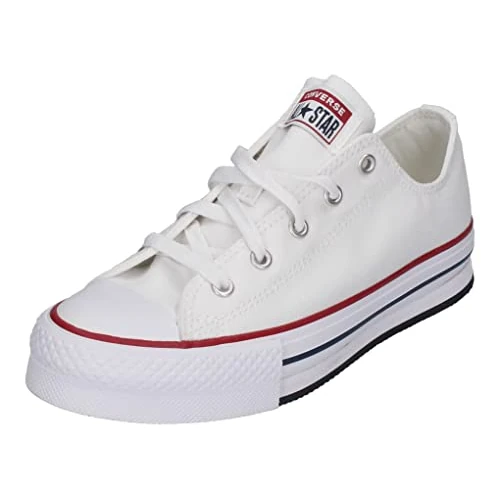 Offre limitée : Converse Garçon Chuck Taylor All Star Eva Lift Canvas Platform Shoes, White Garnet Navy, 40 EU de 46.70 € à 46.70 € (0.00% de remise)