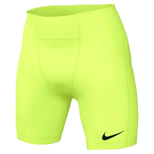 Nike Heren Mid Thigh Length Tight M Nk Df Strike Np Short, Volt/Zwart, DH8128-702, 2XL